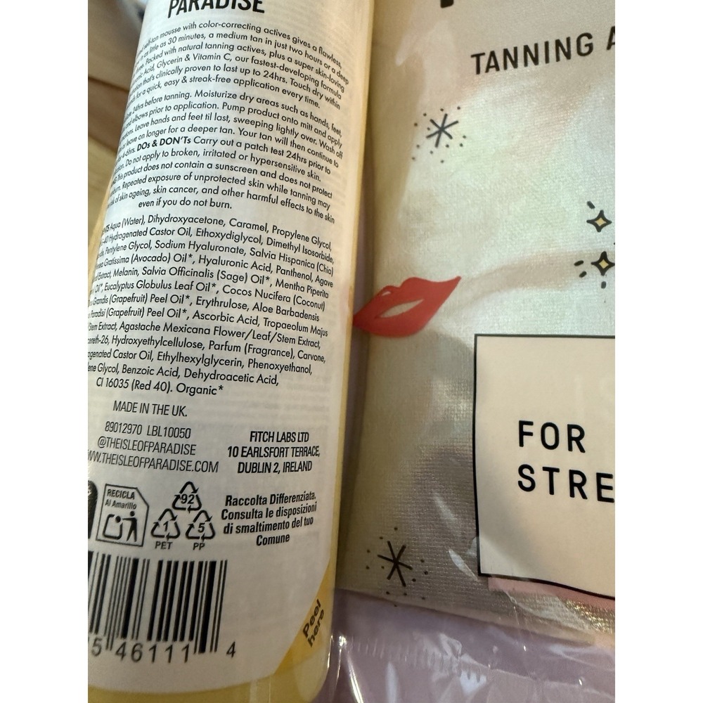 Isle of Paradise Self-Tanning Tinted Body Mousse With Application Glove-NEW - Picture 9 of 10